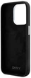 Etui DKNY Liquid Silicone Small Metal Logo MagSafe do Apple iPhone 15 Pro Black (3666339265731) - obraz 6