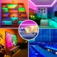 Комплект светодиодная RGB Led лента 5 м 5050 с блоком и пультом управления - изображение 3