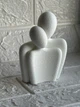 Статуетка декор для пар 11 см біла - изображение 2