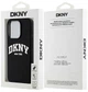 Etui DKNY Liquid Silicone White Printed Logo MagSafe do Apple iPhone 15 Pro Black (3666339266714) - obraz 8