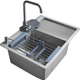 Кухонная мойка AQUAMARIN PRIME 6050 DurAlum L-Чаша ліворуч (Матовая)+Смеситель+Дозатор+Сифон+Корзина для посуды - изображение 3