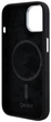 Панель DKNY Liquid Silicone Small Metal Logo MagSafe для Apple iPhone 15 Plus / 14 Plus Black (3666339265724) - зображення 6