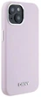 Панель DKNY Liquid Silicone Small Metal Logo MagSafe для Apple iPhone 15 Plus / 14 Plus Pink (3666339265861) - зображення 4
