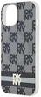 Etui DKNY IML Checkered Mono Pattern & Printed Stripes MagSafe do Apple iPhone 15 / 14 / 13 Black (3666339269357) - obraz 5
