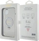 Панель Guess Ring Stand Script Glitter MagSafe для Apple iPhone 15 Plus/14 Plus Transparent (3666339156619) - зображення 8
