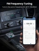 Автомобильный FM-трансмиттер ресивер UGREEN CD229 2xUSB 1xType-C QC3.0 TF-card BT5.0 Black (80910) - изображение 7