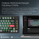 Клавиатура беспроводная GamePro Asgard Yord Keychron Super Red Switch Wireless/Bluetooth/USB Black (MK266BK) - изображение 11