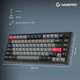 Клавиатура беспроводная GamePro Asgard Yord Keychron Super Red Switch Wireless/Bluetooth/USB Black (MK266BK) - изображение 18
