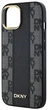 Etui DKNY Leather Checkered Mono Pattern MagSafe do Apple iPhone 15 / 14 / 13 Black (3666339259839) - obraz 5