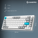 Клавиатура беспроводная GamePro Asgard Yord Keychron Super Red Switch Wireless/Bluetooth/USB White (MK266WH) - изображение 18