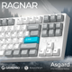 Клавиатура беспроводная GamePro Asgard Ragnar Keychron Super Red Switch Wireless/Bluetooth/USB White (MK285WH) - изображение 5