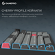 Клавиатура беспроводная GamePro Asgard Drakkar Keychron Super Red Switch Wireless/Bluetooth/USB Black (MK305BK) - изображение 13