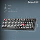 Клавиатура беспроводная GamePro Asgard Drakkar Keychron Super Red Switch Wireless/Bluetooth/USB Black (MK305BK) - изображение 18