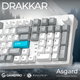 Клавиатура беспроводная GamePro Asgard Drakkar Keychron Super Red Switch Wireless/Bluetooth/USB White (MK305WH) - изображение 5