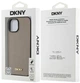 Etui DKNY Grained Metal Logo MagSafe do Apple iPhone 15 Beige (3666339264178) - obraz 8