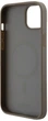 Панель DKNY Leather Pattern Metal Logo MagSafe для Apple iPhone 15 / 14 / 13 Brown (3666339261795) - зображення 6