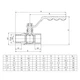 Кран шаровой ITAL PN40 1/2" вн.-нар., ручка, никель - изображение 5