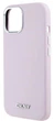 Панель DKNY Liquid Silicone Small Metal Logo MagSafe для Apple iPhone 15 / 14 / 13 Pink (3666339265854) - зображення 5