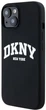 Панель DKNY Liquid Silicone White Printed Logo MagSafe для Apple iPhone 15 / 14 / 13 Black (3666339266691) - зображення 2