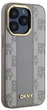 Etui DKNY Leather Checkered Mono Pattern MagSafe do Apple iPhone 15 Pro Max Beige (3666339260002) - obraz 4