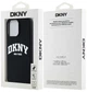 Etui DKNY Liquid Silicone White Printed Logo MagSafe do Apple iPhone 15 Pro Max Black (3666339266721) - obraz 8