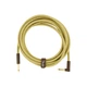 Инструментальный кабель Fender Cable Deluxe Series 15' Angled Tweed (228454) - изображение 6