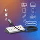 USB 3.2 Gen 2 хаб Blueendless BS-HU706 7 в 1 hub картридер 100см металлический - изображение 3