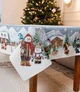 Скатерть новогодняя гобеленовая "Snowman" (серебряный люрекс), 140x240, Прямокутна - изображение 2