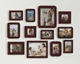 Набор деревянных настенных рамок на 12 фотографий от The Frame Depot Темно-вишневый (frame_set_12_piece) - изображение 1