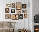 Набор деревянных настенных рамок на 12 фотографий от The Frame Depot Темно-коричневый (frame_set_12_piece) - изображение 5