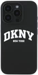 Etui DKNY Silicone White Printed Logo MagSafe do Apple iPhone 16 Pro Black (3666339335120) - obraz 3