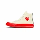 Кеды Comme des Garcons Play X Chuck 70 High Shoes Egret/Red Beige A01794C 37.5 - изображение 2