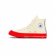 Кеды Comme des Garcons Play X Chuck 70 High Shoes Egret/Red Beige A01794C 37.5 - изображение 5