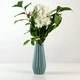 Ваза для цветов MBM HOME пластиковая 22 см DH-FLOWERS-06 BLUE Голубая - изображение 1