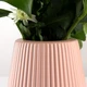 Ваза для цветов MBM HOME пластиковая 20 см DH-FLOWERS-04 PINK Розовая - изображение 3