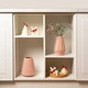 Ваза для цветов MBM HOME пластиковая 20 см DH-FLOWERS-04 PINK Розовая - изображение 5