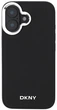 Etui DKNY Plain Silver Logo MagSafe do Apple iPhone 16 Black (3666339333225) - obraz 3