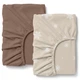 Набір простирадл на резинці WINTER BEIGE фланель 180x 200x20 2 шт (4822052488584) - зображення 1