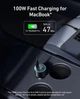 Автомобильное зарядное устройство Anker USB-C Fast Car 3-Port Charger 167.5W (B27370A1) - изображение 2