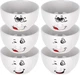 Zestaw misek Siaki Collection Buźki ceramicznych Biały 550 ml 6 szt (5904316488505) - obraz 2