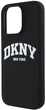 Etui DKNY Silicone White Printed Logo MagSafe do Apple iPhone 16 Pro Max Black (3666339335137) - obraz 5