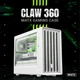 Корпус комп'ютерний із загартованим склом та ARGB-вентиляторами GameMax Claw 360 WH Full Tower Micro-ATX сталь White - зображення 7