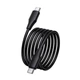 Кабель HOCO C to C Bien 60W silicone charging data cable X124 |1m, 60W| Black - зображення 3