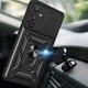Чехол Primo Shockproof для Samsung Galaxy S25 FE (SM-S731) - противоударный, с подставкой и шторкой для камеры - Black - изображение 8