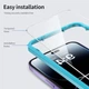 Защитное стекло SmartDevil для iPhone 14 Pro Max (3 шт)- глянцевое, без отпечатков, 9H прочность, легкая установка - изображение 2
