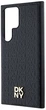 Etui DKNY Leather Pattern Metal Logo MagSafe do Samsung Galaxy S24 Ultra Black (3666339276881) - obraz 5