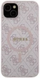 Панель Guess 4G Collection Leather Metal Logo MagSafe для Apple iPhone 15/14/13 Pink (3666339226749) - зображення 2