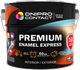 Эмаль быстросохнущая Днепр-контакт Premium Express Светло-серая 0.6 кг - изображение 1
