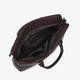 Сумка для ноутбука женская кожаная большая на молнии Regina Notte Briefcase 4153 Шоколад - изображение 4