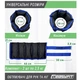 Утяжелители для рук и ног EasyFit EF-WHT-0.5-2.5 регулируемые 0.5×2.5 кг синие для фитнеса и бега - изображение 4